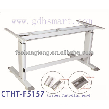 Tvarditsa wireless control height adjustable office table furniture from China with 2 shore only 1 motor by coaxial transmission